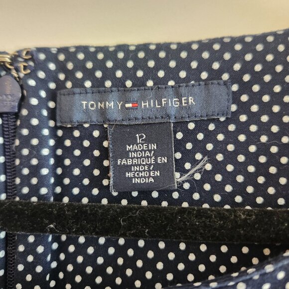 Stylish Tommy Hilfiger Polka Dot Sheath Dress - Picture 3 of 4